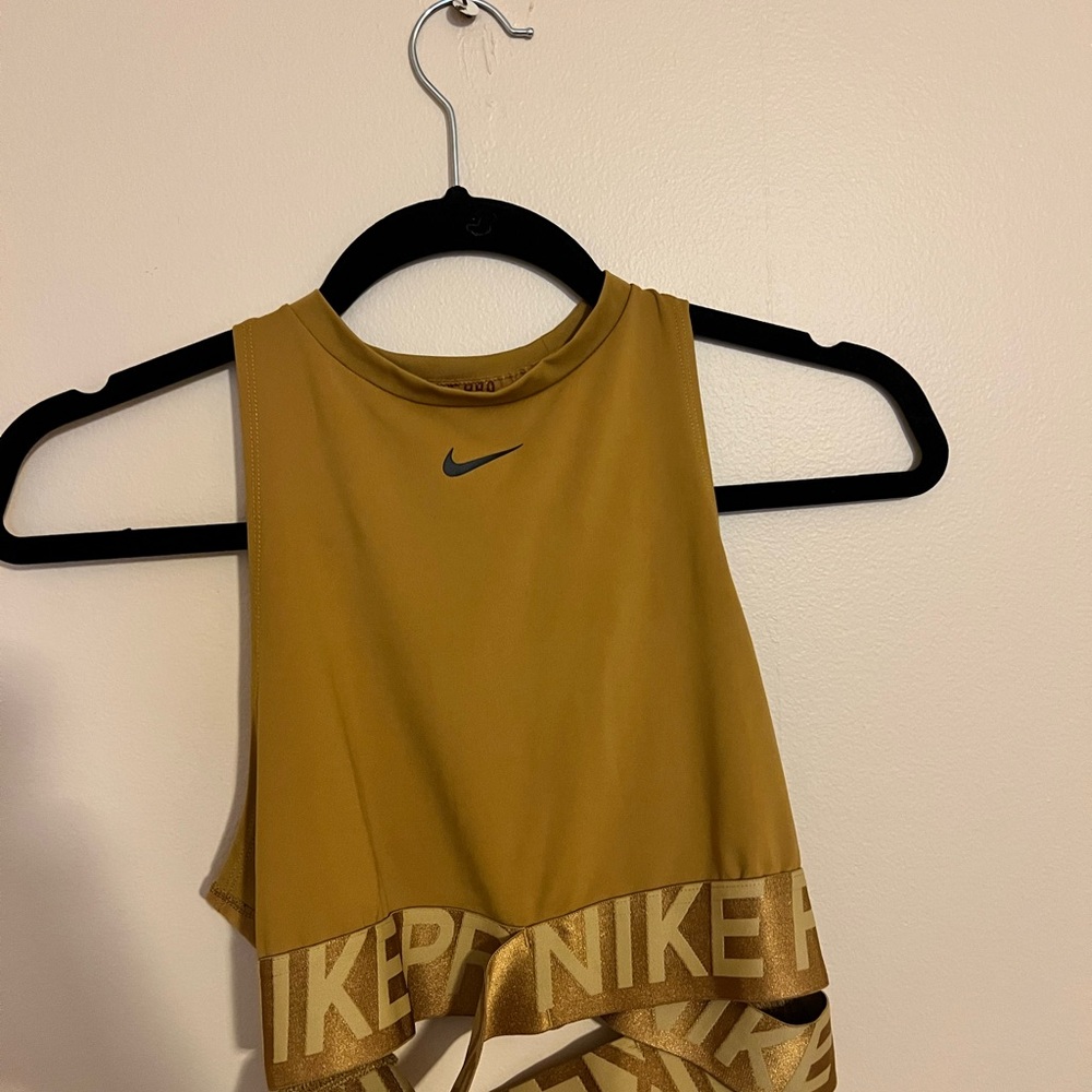 Nike Women's Gold Crop Top